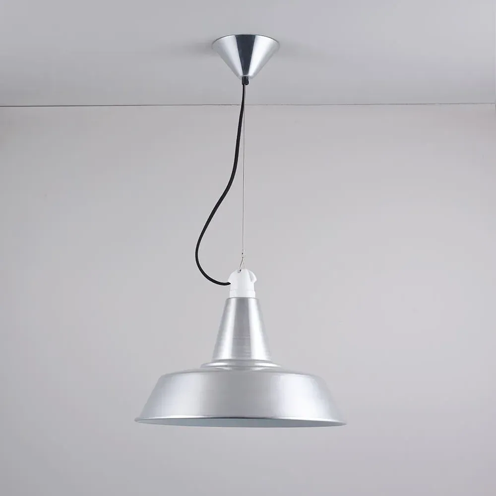 Original BTC Quay Pendant Light - Polished Aluminium