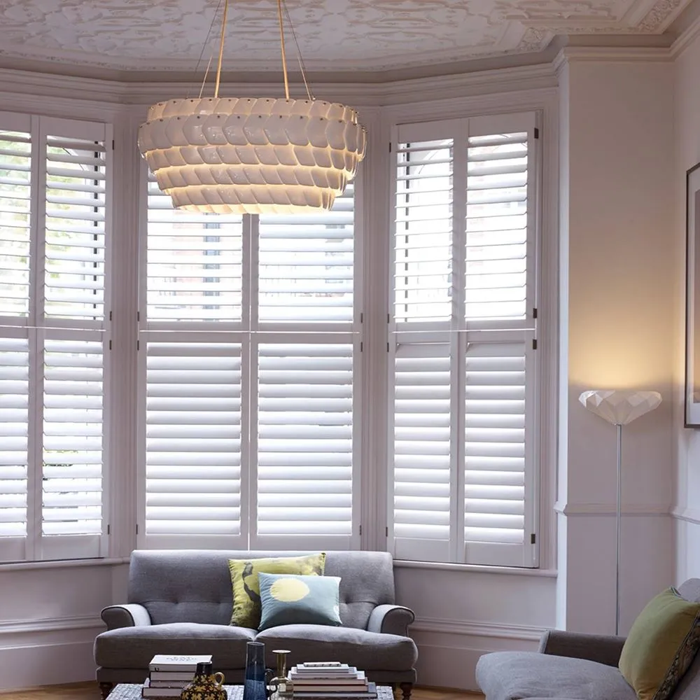 Oval Pendant Light - Bone China