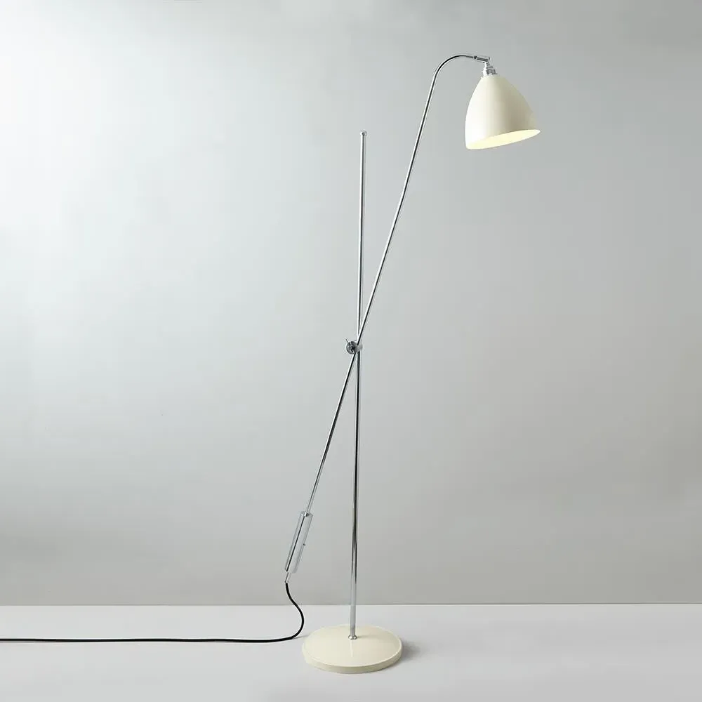 Overreach Floor Lamp - Polished Aluminium