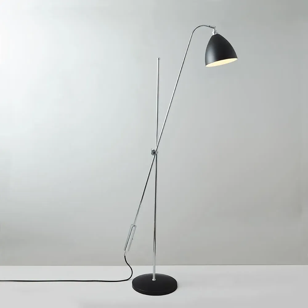 Overreach Floor Lamp with Adjustable Shade - Blue