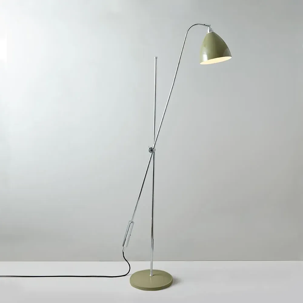 Overreach Floor Lamp with Adjustable Shade - Cream