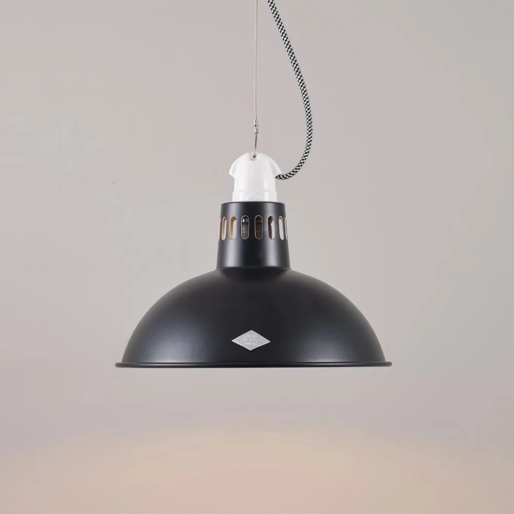 Paxo Pendant Light with Wide Base - Aluminium