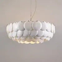 Pembridge Large Pendant Light - Bone China