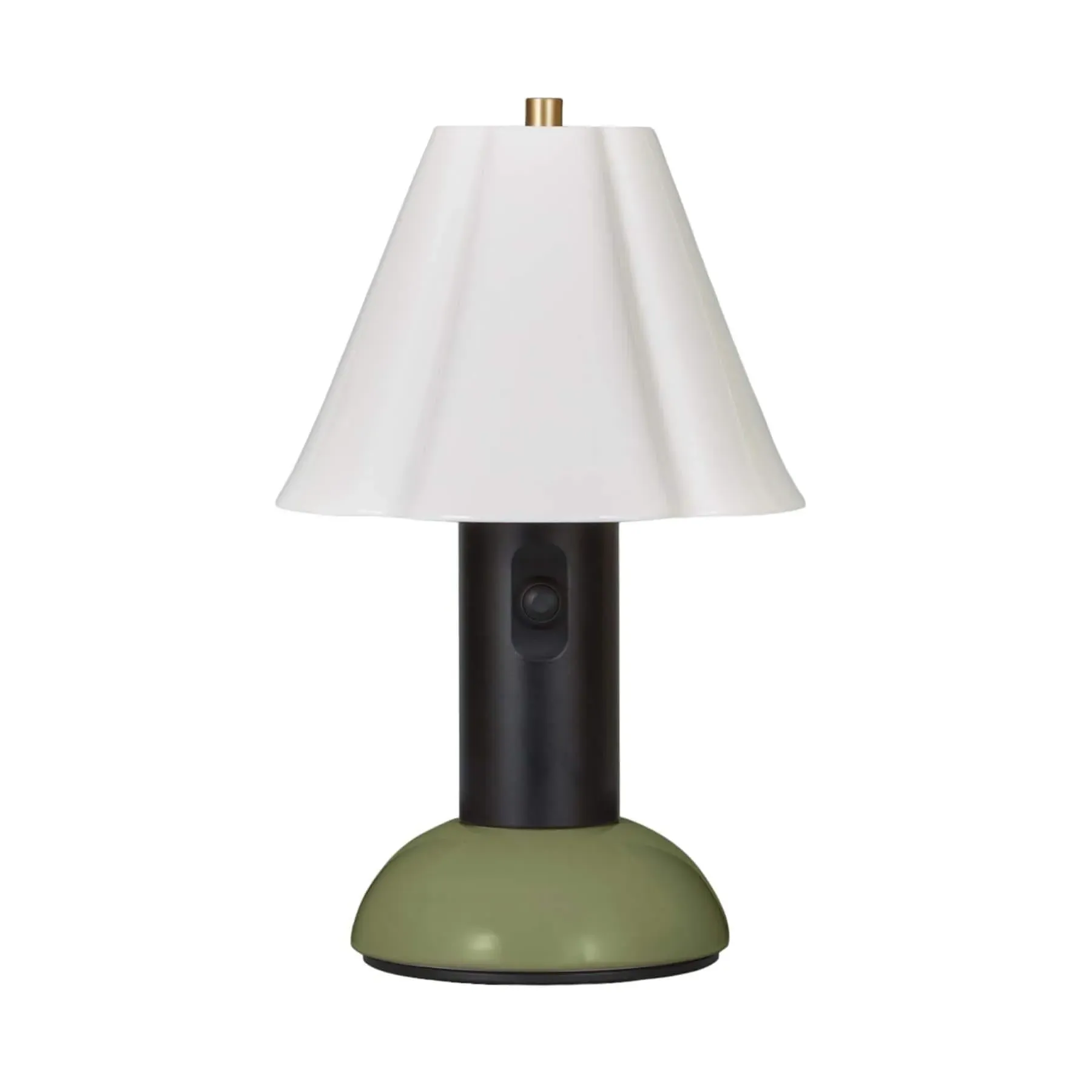 Portable Blossom Lamp - Green, Bone China image
