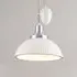 Rise & Fall Pendant Light Dimpled - Bone China