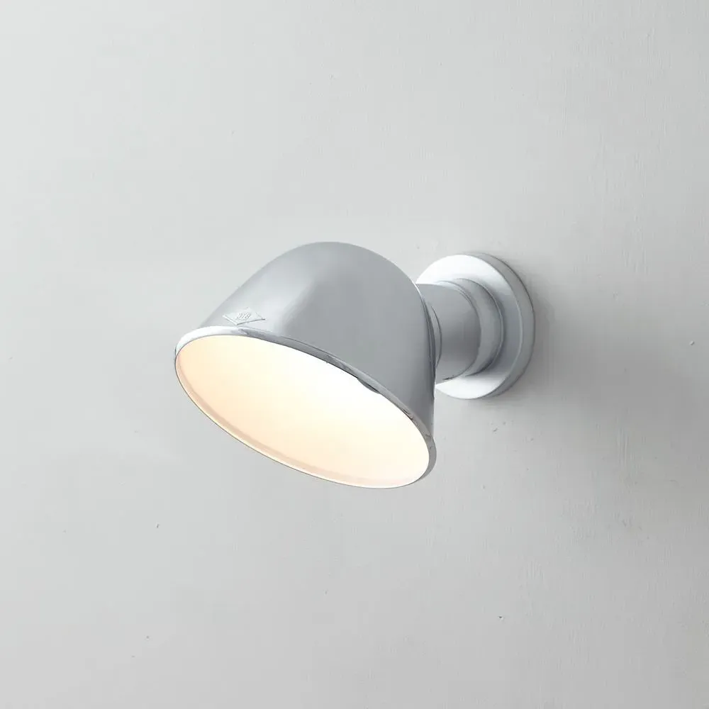 Round Wall Light with Adjustable Shade - Black