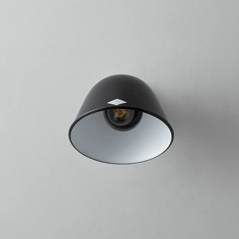 Round Wall Light with Adjustable Shade - Chrome