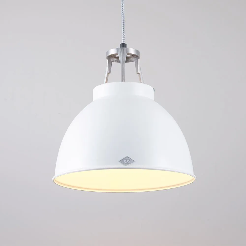 Size 1 Pendant Light - White, Steel
