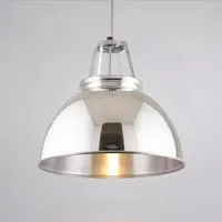 Size 3 Pendant Light Industrial - Aluminium