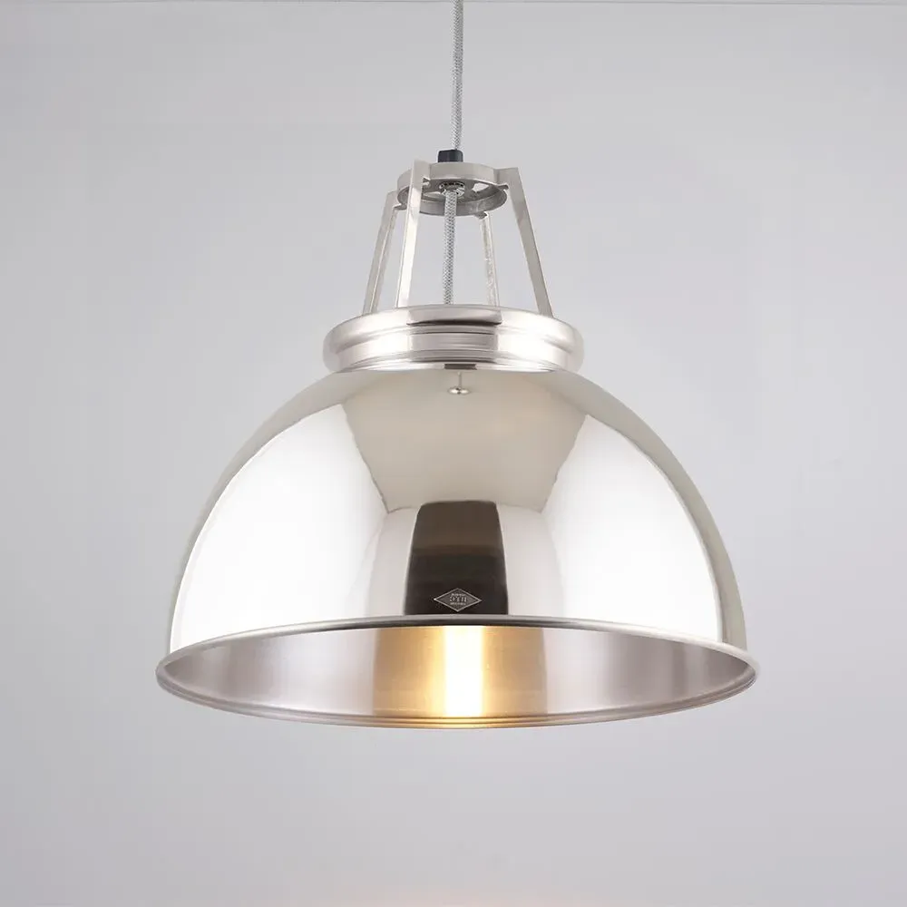 Size 3 Pendant Light Industrial - Aluminium