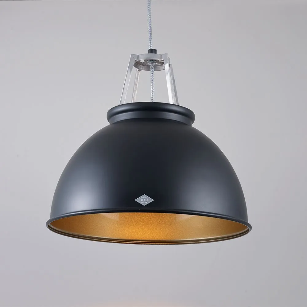 Size 3 Pendant Light Industrial - Black, Metal image