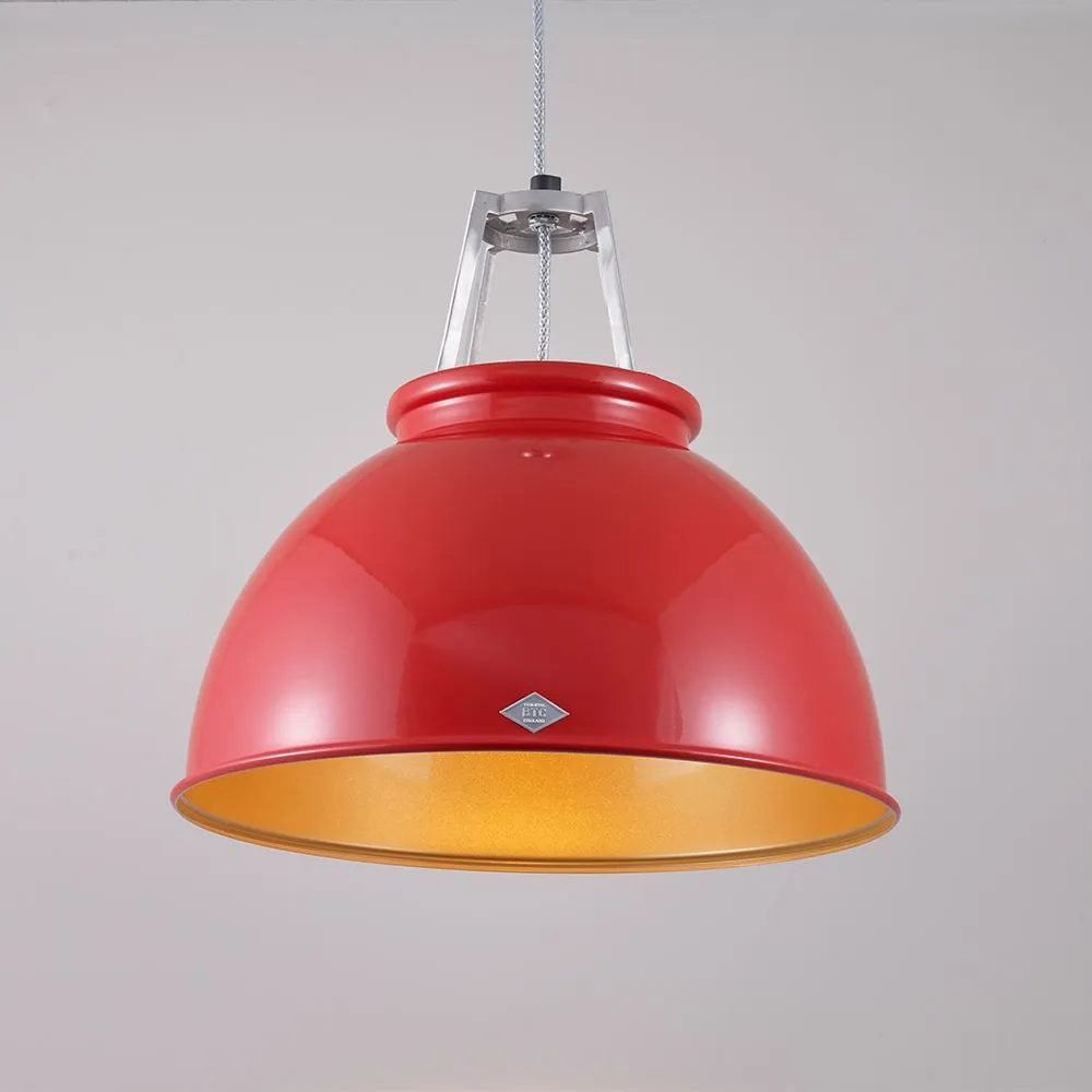 Size 3 Pendant Light Industrial - White, Metal