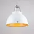 Size 3 Pendant Light Industrial - White, Metal
