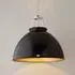 Size 5 Pendant Light Industrial - Black, Metal