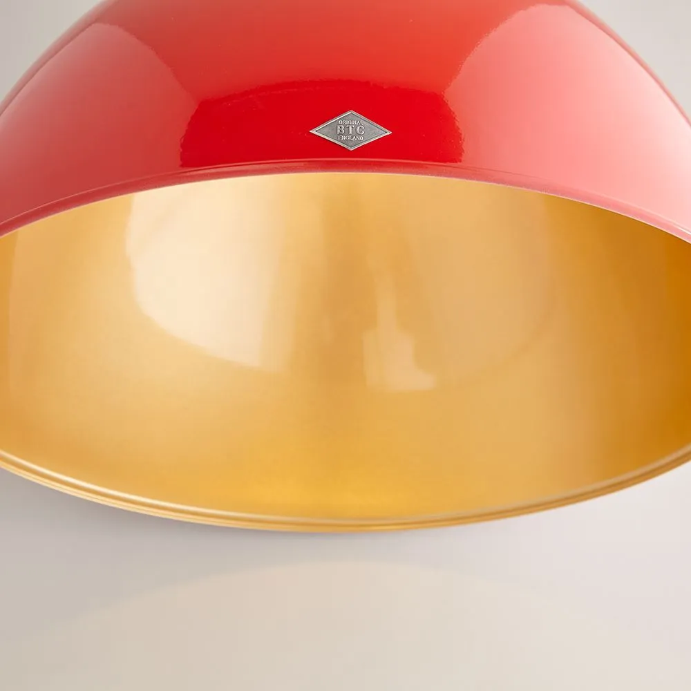 Size 5 Pendant Light Industrial - Putty Grey