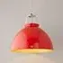 Size 5 Pendant Light Industrial - Red, Metal