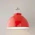 Size 5 Pendant Light - Red, Steel