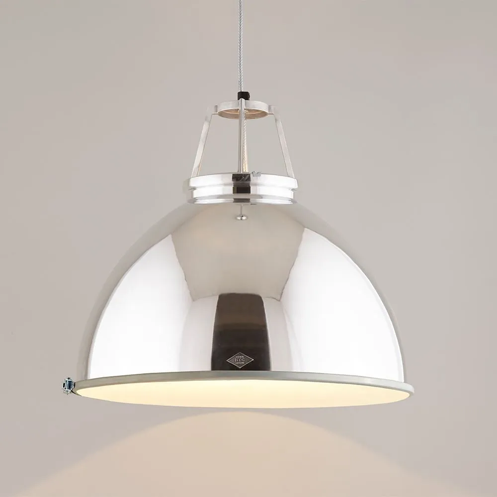 Size 5 Pendant Light with Diffuser - Natural