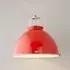 Size 5 Pendant Light with Diffuser - Red, Steel
