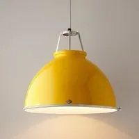 Size 5 Pendant Light with Diffuser - Yellow