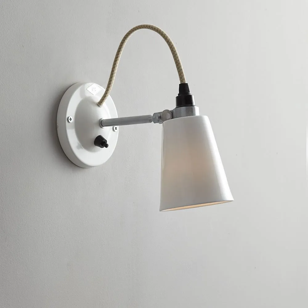 Small Flowerpot Wall Light - Bone China