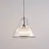 Small Pendant Light with Prismatic Glass - Aluminium