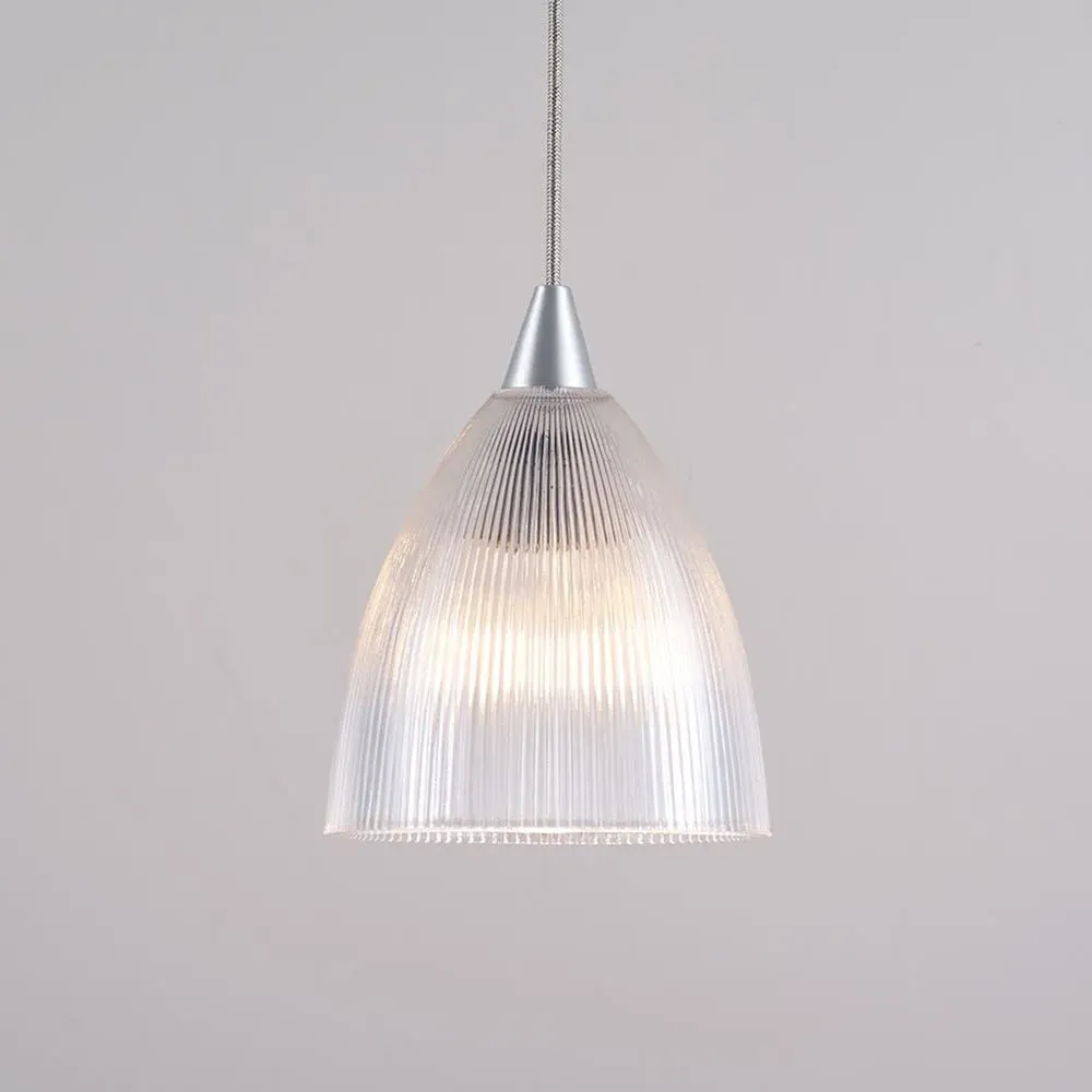 Small Prismatic Pendant Light - Glass
