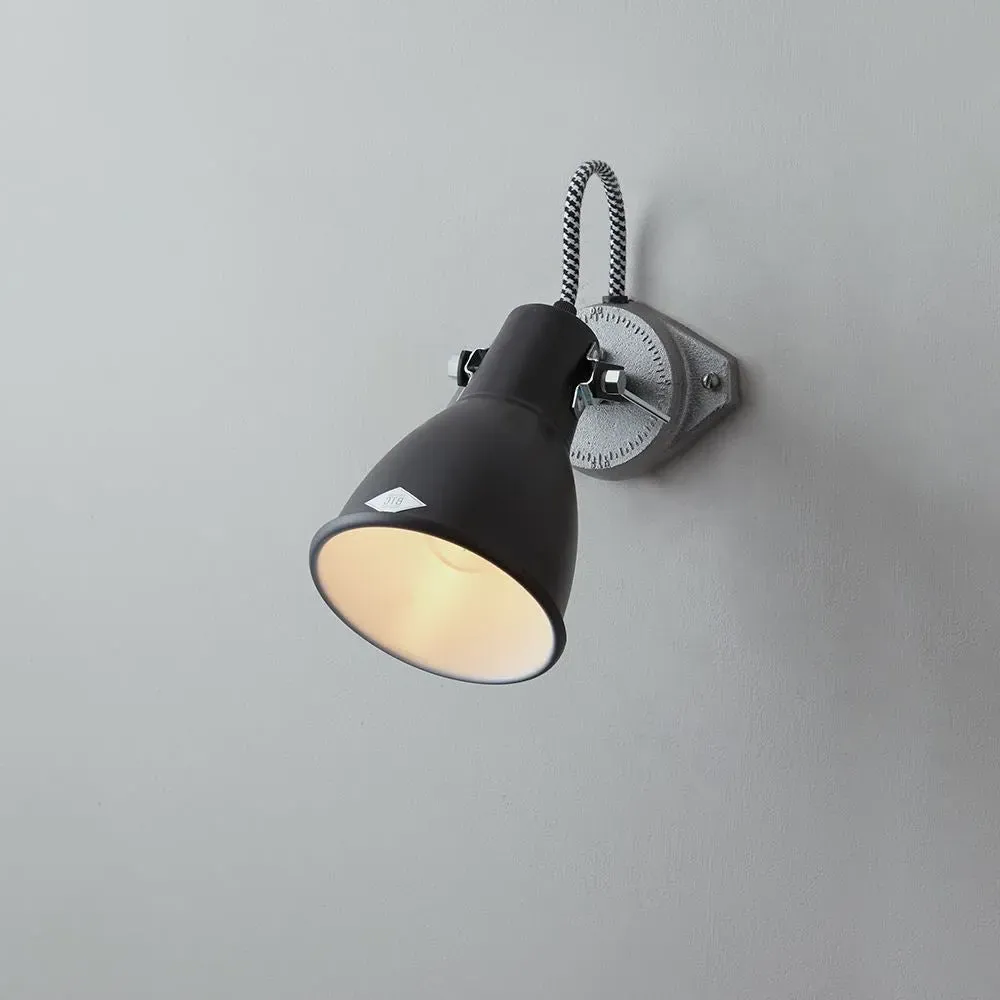 Small Stirrup Wall Light - Black, Aluminium image