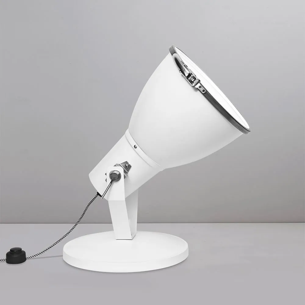 Stirrup 3 Uplighter with Shade - Black, Aluminium