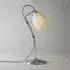 Table Lamp with Inline Switch - White, Bone China