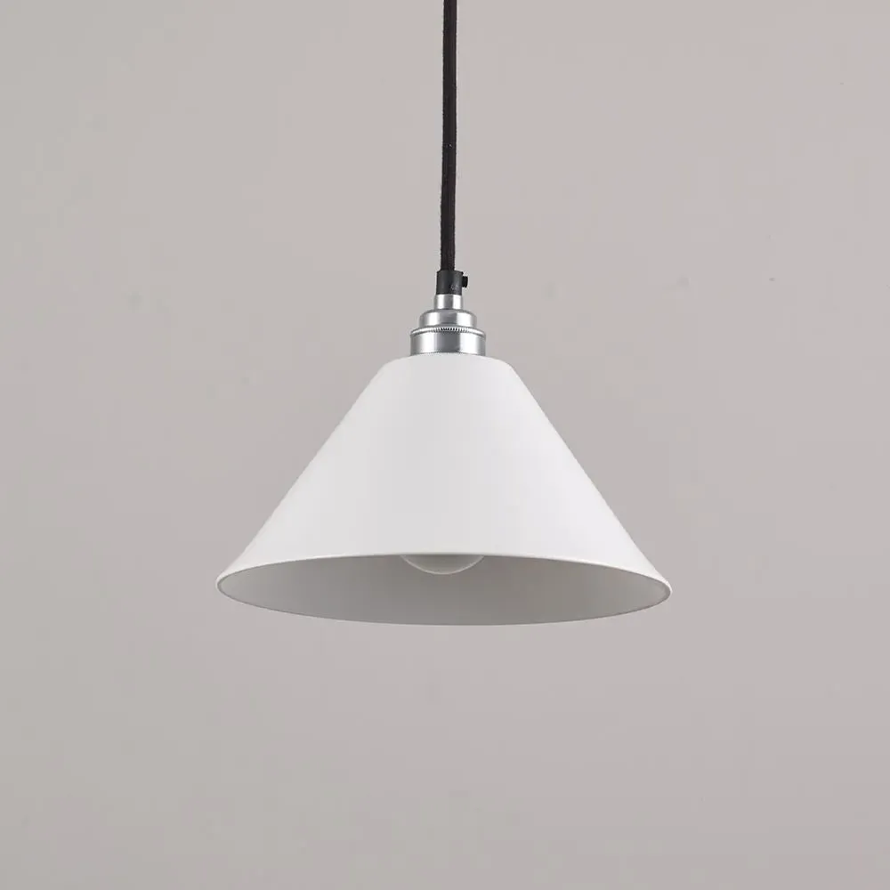 Task Ceramic Pendant Light - Chrome