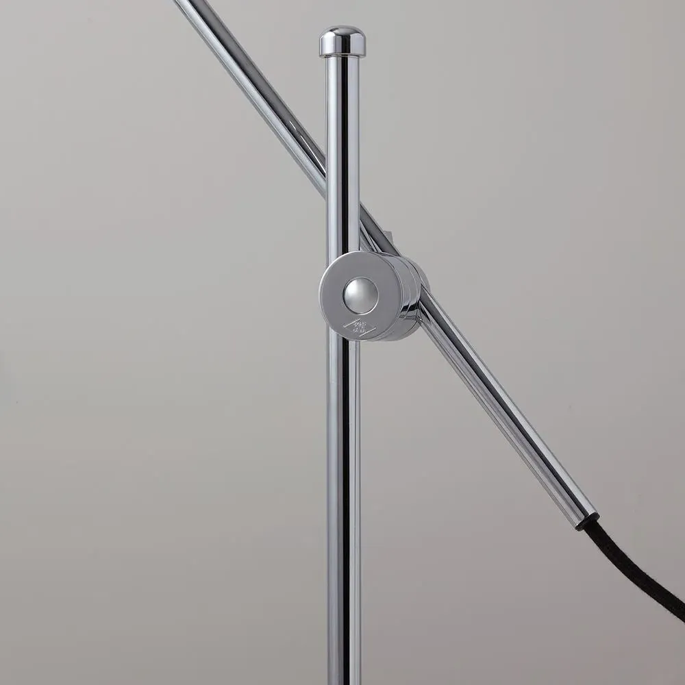 Task Ceramic Table Lamp - Chrome