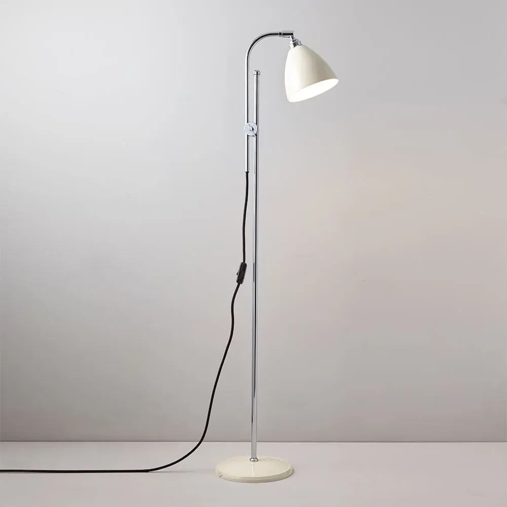 Task Floor Lamp with Adjustable Shade - Cream