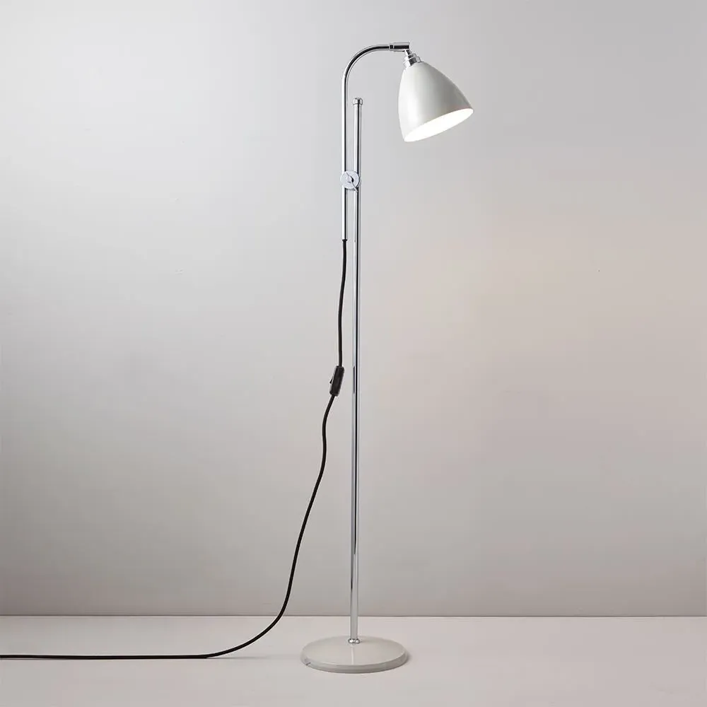 Task Floor Lamp with Adjustable Shade - Putty Grey