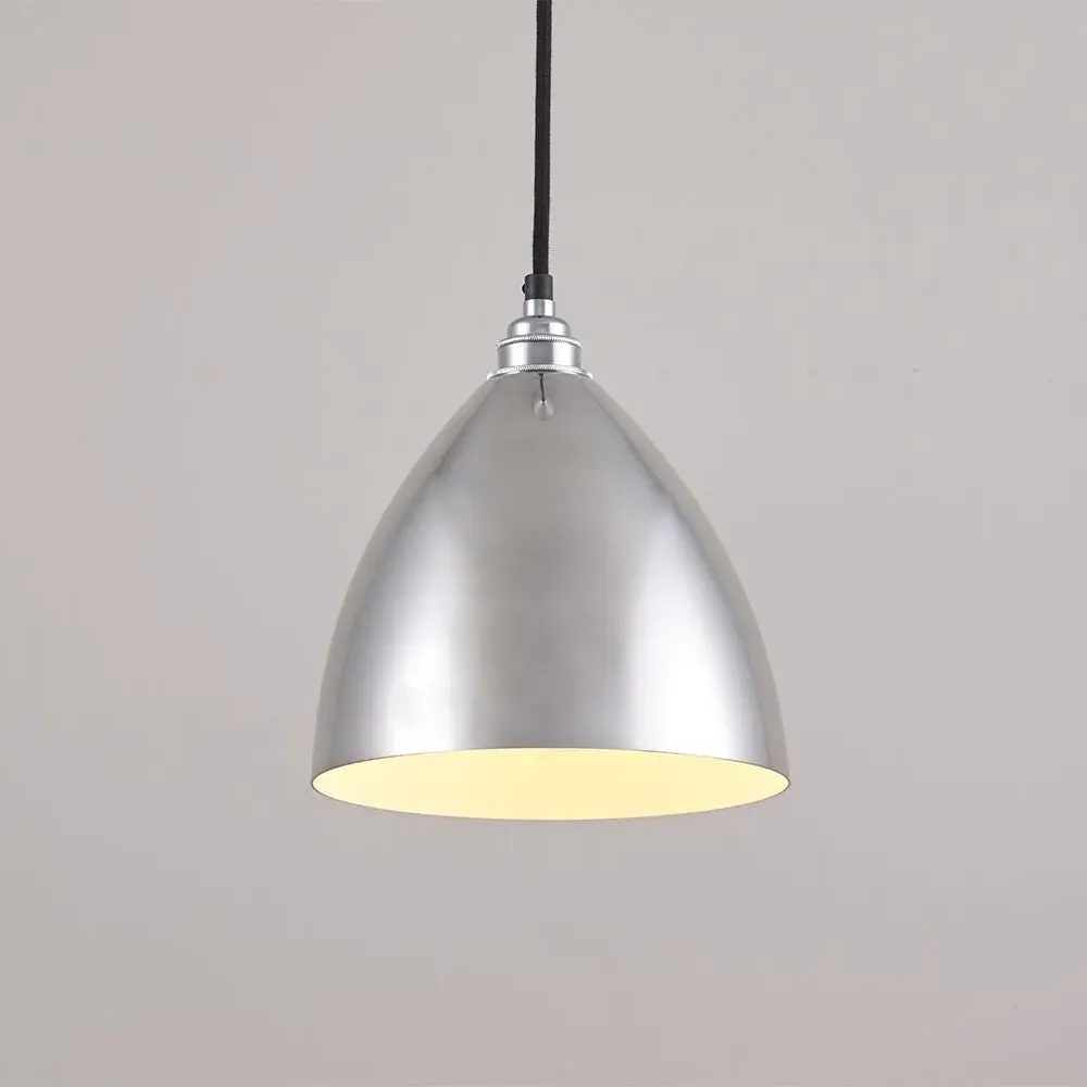 Task Pendant Light - Putty Grey, Aluminium