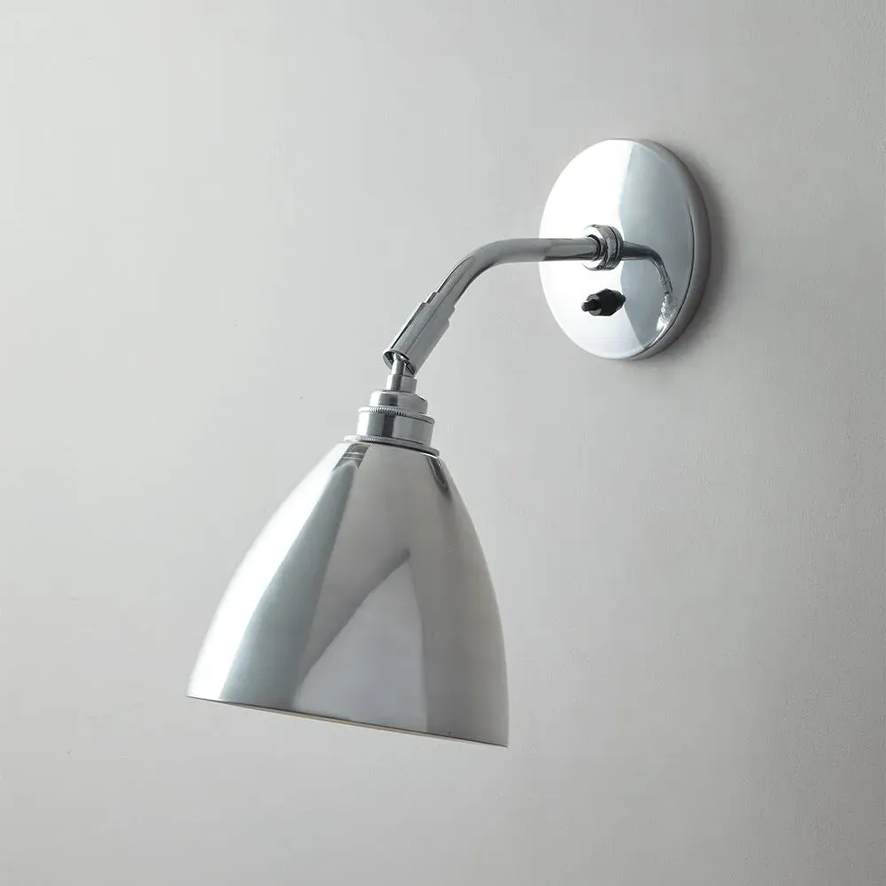 Task Short Wall Light - Polished Aluminium image