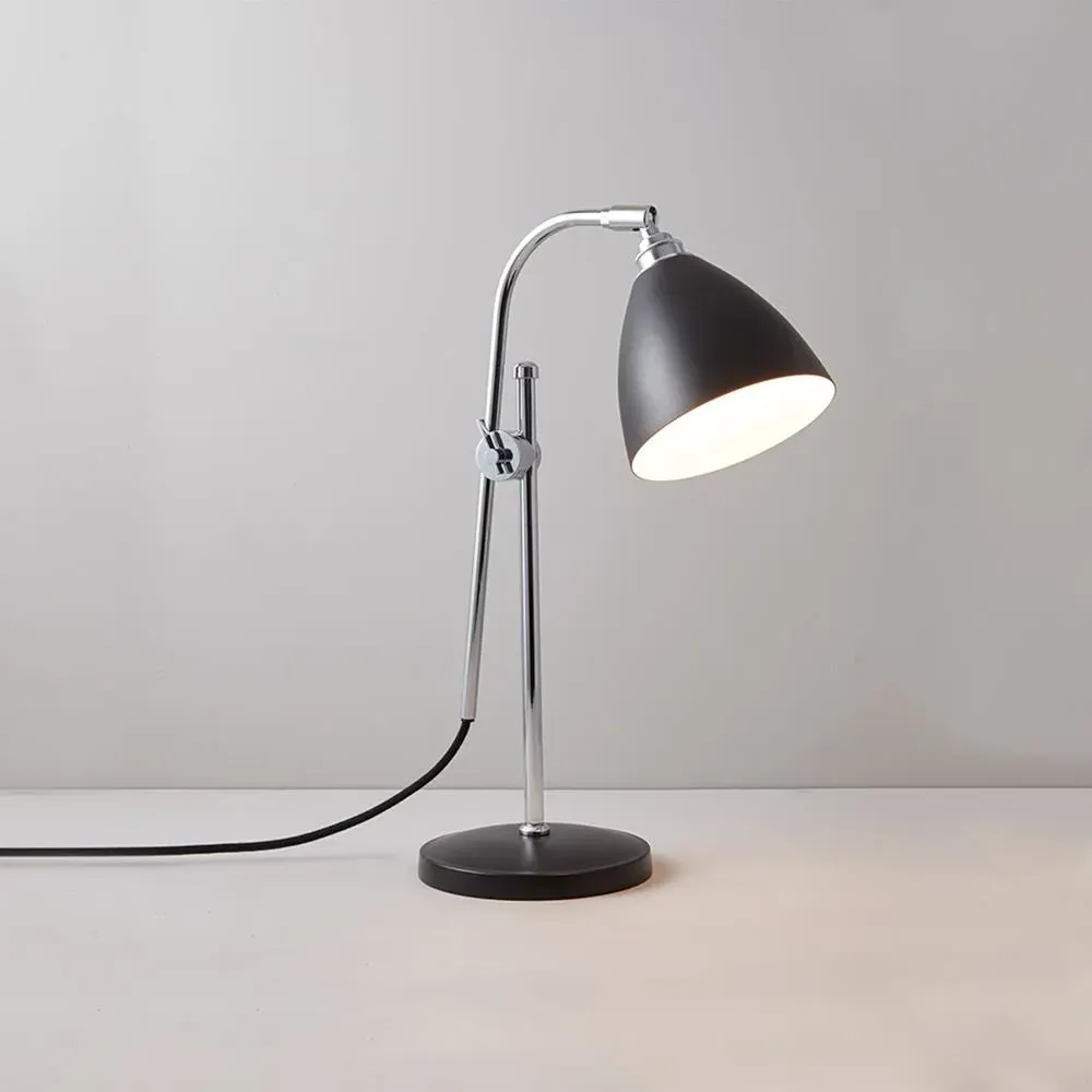 Task Table Lamp with Adjustable Arm - Aluminium