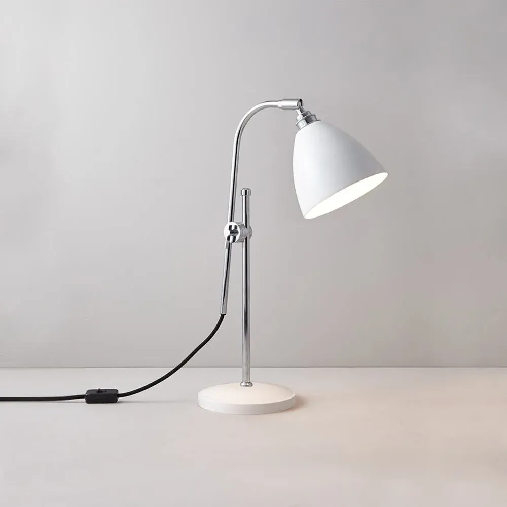 Task Table Lamp with Adjustable Arm - Putty Grey