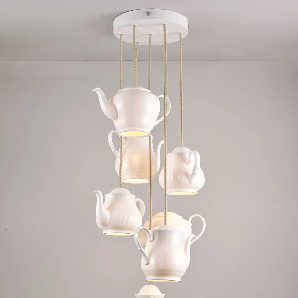 Tea 1 Pendant Light - Fine Bone China