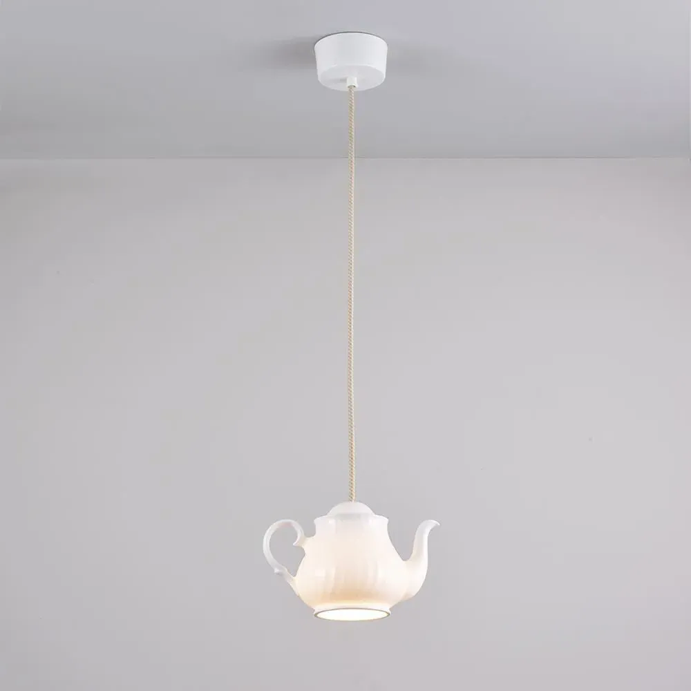 Tea 2 Pendant Light - Fine Bone China
