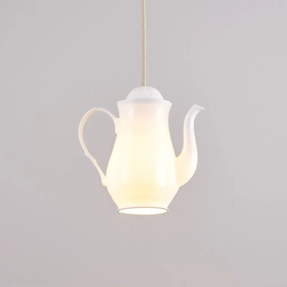 Tea Teacup Pendant Light - Fine Bone China