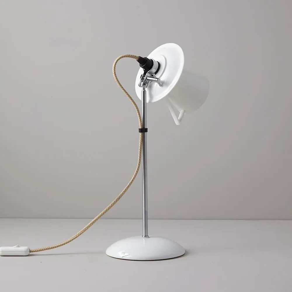 Teacup Table Lamp with Adjustable Shade - Bone China