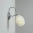 Wall Light with Angled Plate - White, Bone China