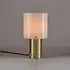 Walter Medium Table Lamp - Opal, Satin Brass