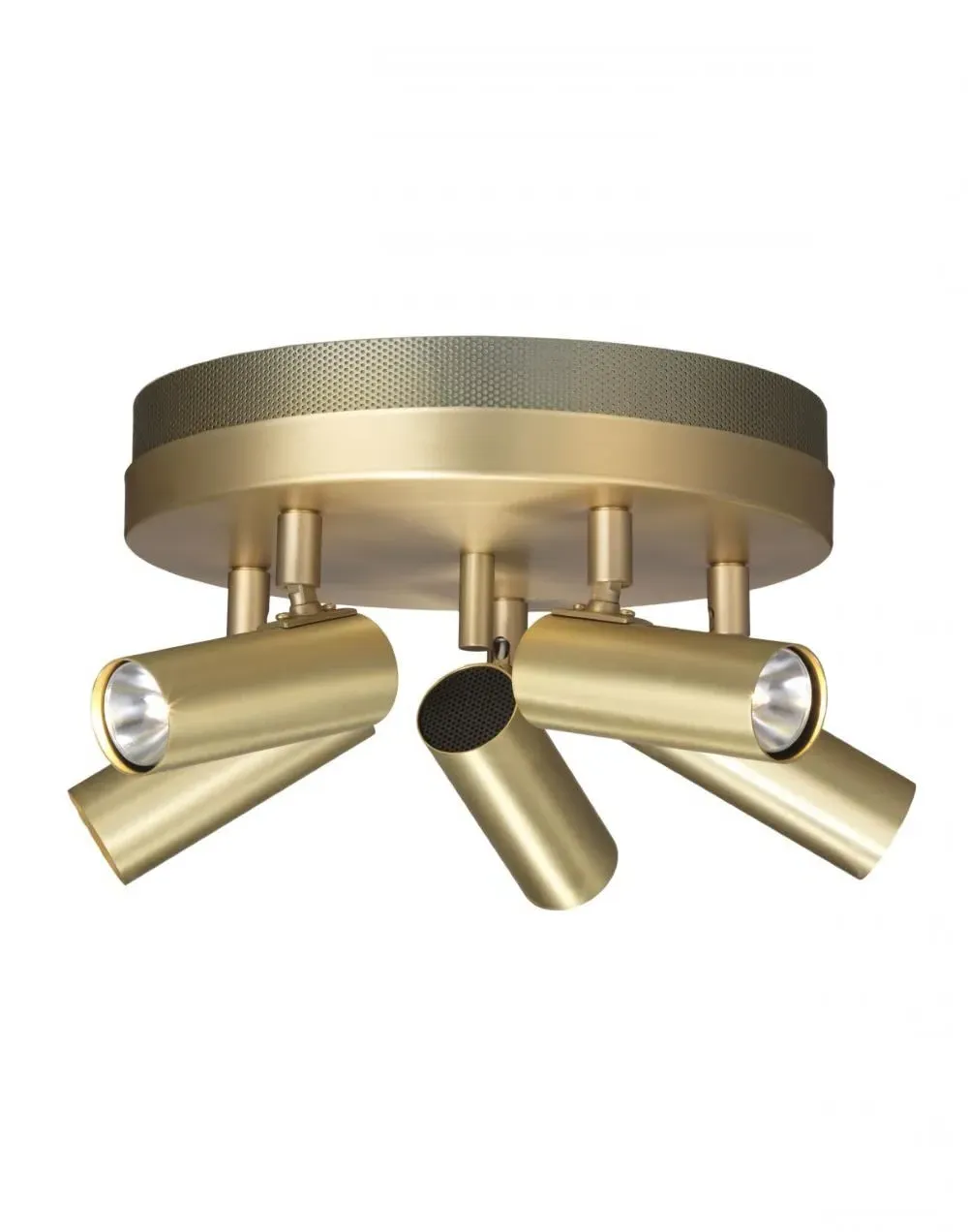 3-Spot Ceiling Spotlight - Brass, Metal