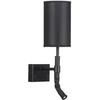 Butler Wall Light with Cable - Black