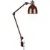 Clamp Table Lamp with Cord - Oxide Red
