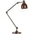 Desk Lamp with Metal Detailing - Red, Enamel