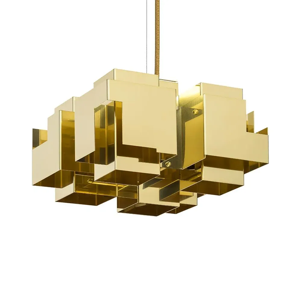 Large Pendant Light - Stainless Steel