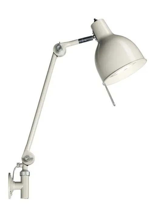 Long Wall Light with Switch - Blue, Metal